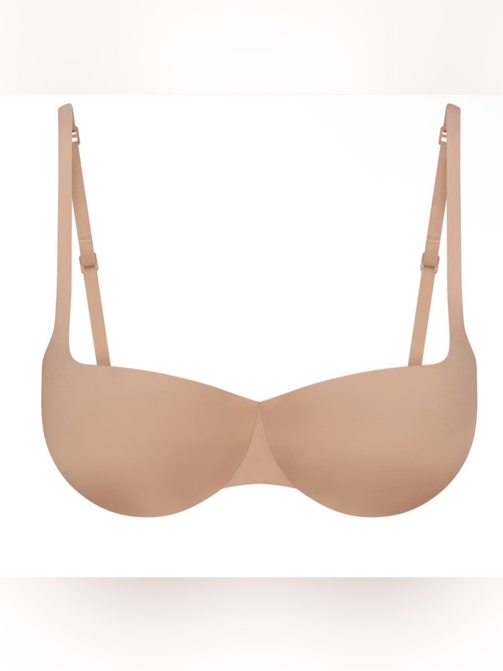 Skims Women's Ultimate Seamless Push-Up Balconette Bra Clay NWT